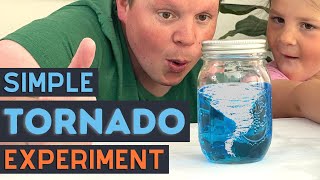 Tornado Experiment  Weather Science Experiments  Science for Kids [upl. by Suhcnip703]