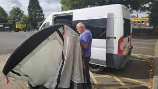 Sunncamp Inflatable Caravan Porch Awning FAULT [upl. by Leuqcar]