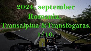 Romanian Tour 2024 in early september TransalpinaampTransfogaras 110 [upl. by Leary]