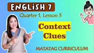 Context Clues  POETRY ENGLISH 7 MATATAG Curriculum VIDEO LESSON  QUARTER 1  LESSON 3 [upl. by Oremar]