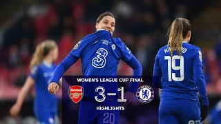 Arsenal v Chelsea 31  Highlights  FA Womens League Cup [upl. by Azile219]