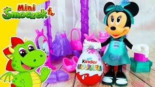 Myszka Minnie Urodziny  Jajka Kinder Niespodzianki  Fashion Doll Lalka Zabawki  Filmik Dla Dzieci [upl. by Nhabois]