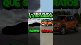 TOP 5 CARROS BARATOS QUE FAZEM VOCÊ PARECER RICO [upl. by Kcolttam23]