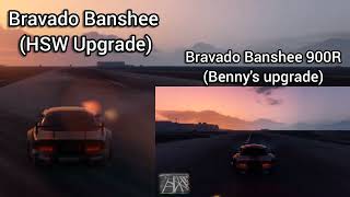 New GTA Online  Quick Comparison Bravado Banshee HSW Vs Bravado Banshee 900R [upl. by Nehte]