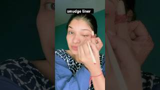 smudge liner tutorial youtubeshorts makeuptutorial makeup music beutyhack linerhack liner ￼ [upl. by Isolda689]