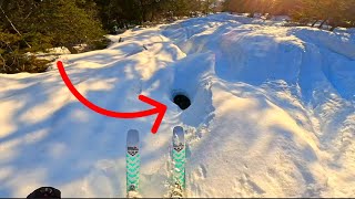 Powder skiing at Norefjells Secret Locations [upl. by Yaf]