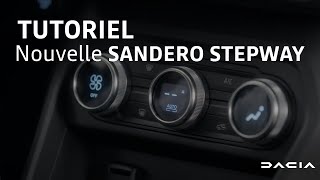 NOUVELLE SANDERO STEPWAY  Climatisation automatique  DACIA [upl. by Amalberga820]