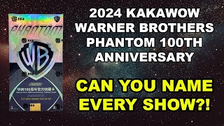 2024 Warner Brothers Phantom 100th Anniversary Hobby Box Review [upl. by Yrrad294]