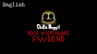 Chikn Nuggit Your Nightmare Fwiend  Logo Timelapse [upl. by Nonnelg]