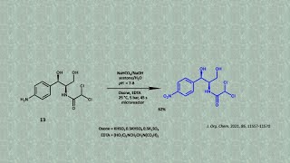 Cloranfenicol Azidanfenicol antibacterianos síntesis [upl. by Carrnan]