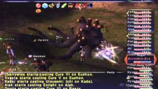 FFXI NM Saga 241 Eccentric Eve NM Full Battle [upl. by Yllak500]