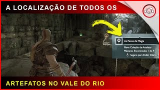 God of war A localização de todos os artefatos no vale do Rio  Super dica [upl. by Hoye161]