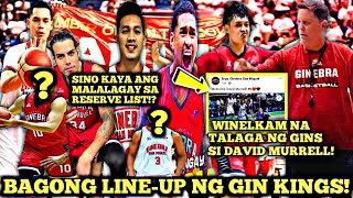 GINEBRA NEW ROSTER THIS ONGOING PH CUP DAVID MURRELL WINELCOME NA TALAGA SA GINEBRA [upl. by Kliber]