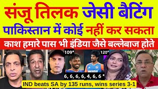 Pak media crying on IND wins series 31  Ind Vs SA 4th T20 Highlights  Pak Reacts [upl. by Eizdnil]