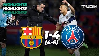 HIGHLIGHTS  Barcelona 1464 PSG  UEFA Champions League 202324  4tos  TUDN [upl. by Davie]