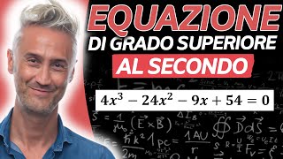 ESERCIZI Equazioni di Grado Superiore al Secondo [upl. by Flodnar]