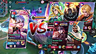 1 VS 5 FANNY GAMEPLAY  TRIED MY BEST CARRYING THE TEAM  MLBB [upl. by Vudimir]