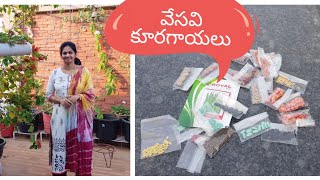 వేసవిలో పెంచుకునే కూరగాయలు summer vegetables to growsummervegetables seeds [upl. by Hillyer]