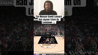 Kawhi Leonard Defense had Jayson Tatum in the Box shorts nba2k gaming [upl. by Enial]