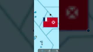 I made a map of Oceania every day  Wallis and Futuna  day 20 shorts country flag map [upl. by Seline946]