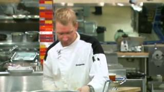 Hells Kitchen S07E12  Chef Scott Rips Ben A New AHole Uncensored [upl. by Eehc]