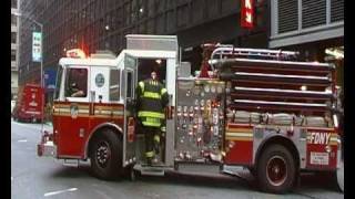 FDNY Battalion 8 Engine 8 amp Ladder 2 Responding [upl. by Cirderf541]