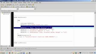 C Sequential File Access  Part 1 of 3  fstream ofstream ifstream [upl. by Aholah]