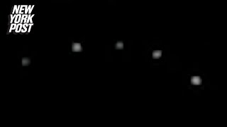 New footage emerges of suspected UFO sighting over California military base  New York Post [upl. by Mcnamee555]