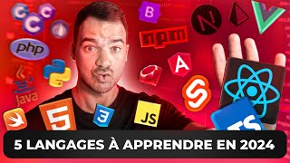 Top 5 des Langages de Programmation à Apprendre en 2024 Pour Décrocher un Job Rapidement [upl. by Aelak]