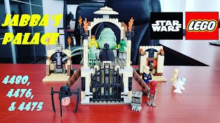 LEGO Star Wars Jabbas Palace 4480 4476 amp 4475 Review The Original Old School Palace [upl. by Idona]