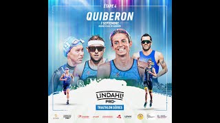 Live D2 hommes  Lindahls Pro Triathlon Séries de Quiberon [upl. by Tadd143]