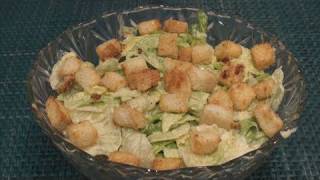 Caesar Salad Recipe [upl. by Lilllie762]