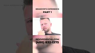 Check Out Brandons Transformation After Getting Dental Implants  Part 1 allon4 dentalimplants [upl. by Clymer]