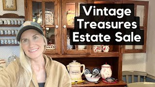 Estate Sale Treasure Hunt Rare Finds amp Vintage Gems – Shop With Me [upl. by Irahcaz]