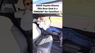 The Refreshed 2025 Toyota Sienna has the BEST LimoLike Rear Seats [upl. by Madai479]