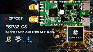 ESP32 C5  Dual band  5 GHZ  Wifi 6  BLE  Zigbee [upl. by Travus]