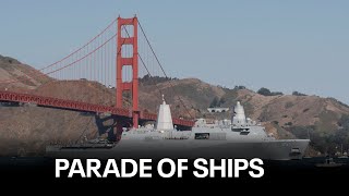 WATCH LIVE Fleet Weeks Parade of Ships in San Francisco Bay [upl. by Olds452]