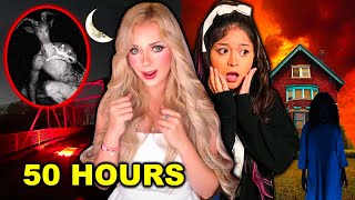 We Survived 3 Terrifying Haunted Places in 50 Hours FULL MOVIE [upl. by Carrel]