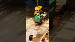 Loading 20ft container box for container vessel fyp foryou video viralshorts shortsasmr [upl. by Evod366]