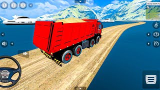 Tipper Truck Driving Stone Material Supply offRoad Drive Challenging😱 Gameplay [upl. by Dionysus]