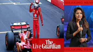 Leclerc Wins Monaco Grand Prix after Surviving CrashFilled Race [upl. by Dagmar736]