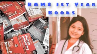 List Of BAMS 1st Year Books trending love bams books youtube medico [upl. by Aivad]