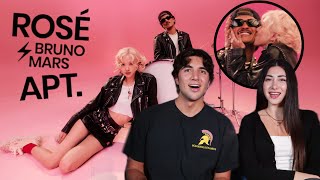 ROSÉ amp Bruno Mars  APT Official Music Video REACTION [upl. by Lisandra]