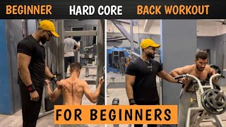 BEGINNERS BACK WORKOUT with Complete Guidance step by steps  Aamir fitness club [upl. by Eilsel]