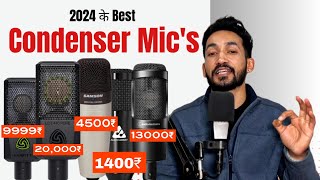 Best Condenser Microphones IN 2024 [upl. by Emmye448]