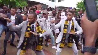 The Omicron Kappa Chapter of Alpha Phi Alpha  Spring 2019 Graduation Step [upl. by Meyeroff660]