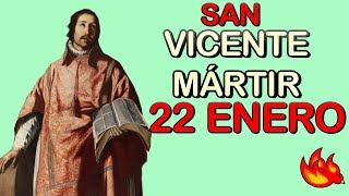 Quien Fue San Vicente Mártir  Santo del Día 22 de Enero del 2020 [upl. by Kciremed]