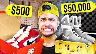 50000 VS 500 Sneaker Shopping [upl. by Trepur]