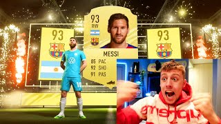 W2S GETS MESSI IN A PACK  FIFA 21 [upl. by Ahcim]