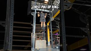 Chest pull up 10kg streetlifting streetworkout phonk2024 backworkout pullups pullupsworkout [upl. by Bogusz]